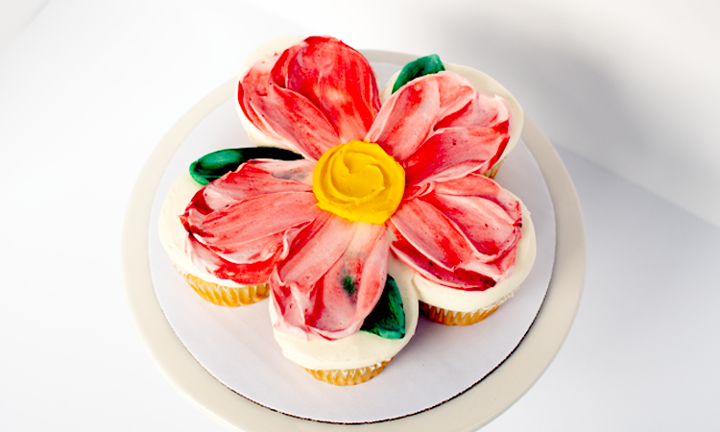 Pull Apart Daisy Cupcake Set (Half Dozen)