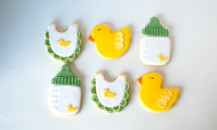 Rubber Ducky Royal Iced Cookie Set