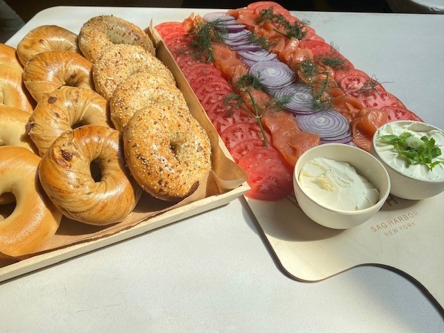 Bagel and Cream Cheese Platter