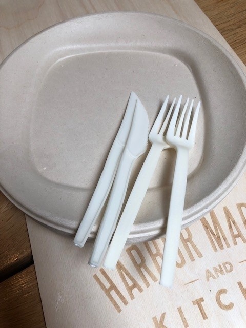 Eco Disposable Paper Dinner Set