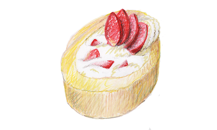 Thursday (Strawberry) Roll Ck Slice