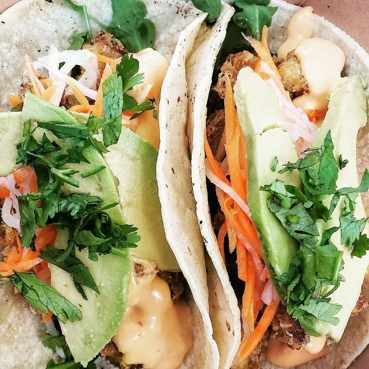 Lemongrass Tofu Tacos