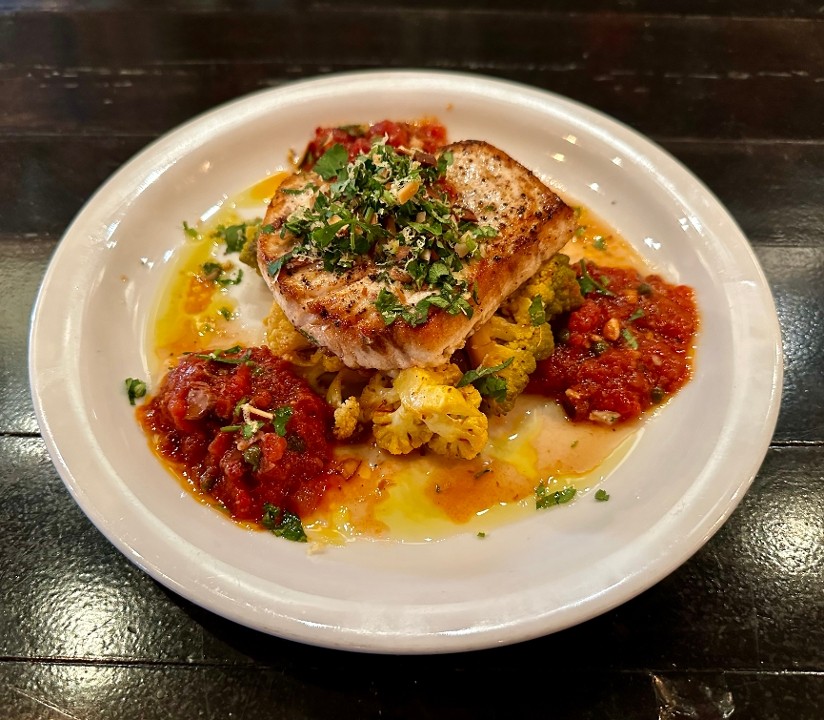 pan roasted steelhead trout alla piccata