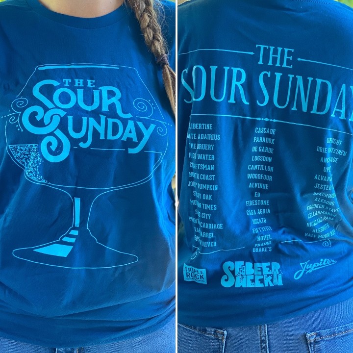 2019 Sour Sunday T-Shirt Blue