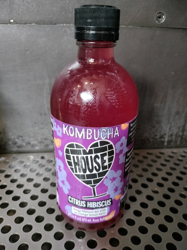 Kombucha - Citrus Hibiscus (16oz Bottle)