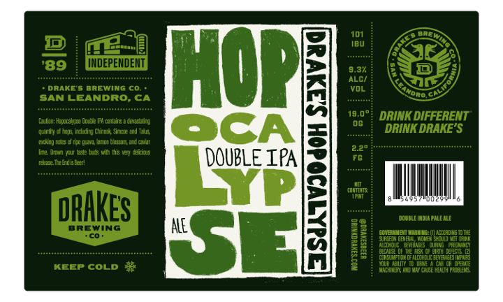 Hopocalypse -  Double IPA (Green Label)