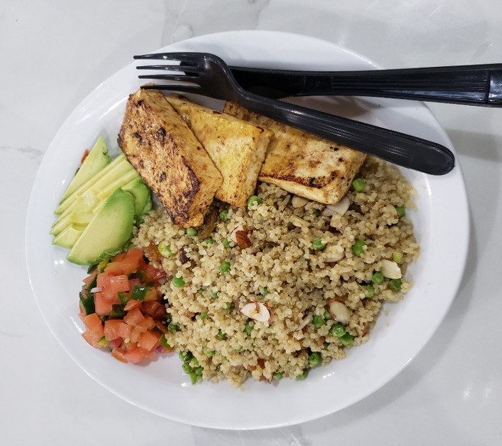 BAKED ORGANIC TOFU PLATTER