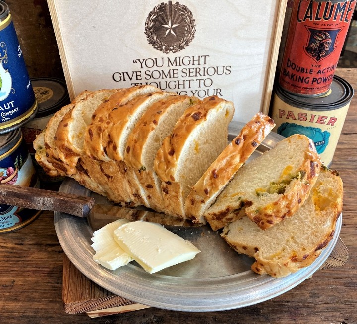 Jalapeno Cheese Bread (Goode Co.) - Loaf