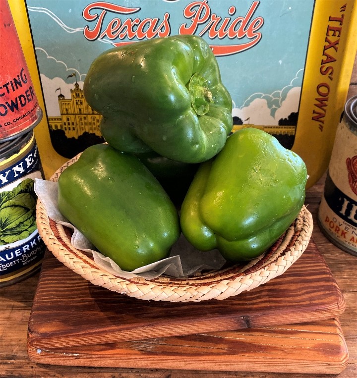 Green Bell Peppers - 4 per pack