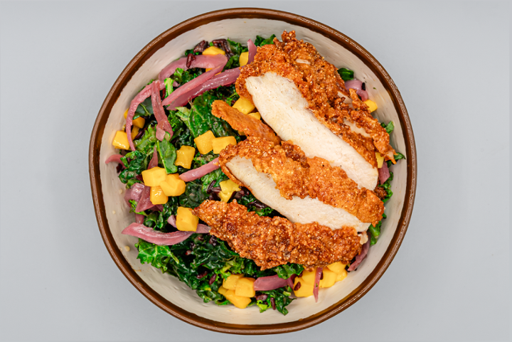 Superfood Salad with Crispy Chicken