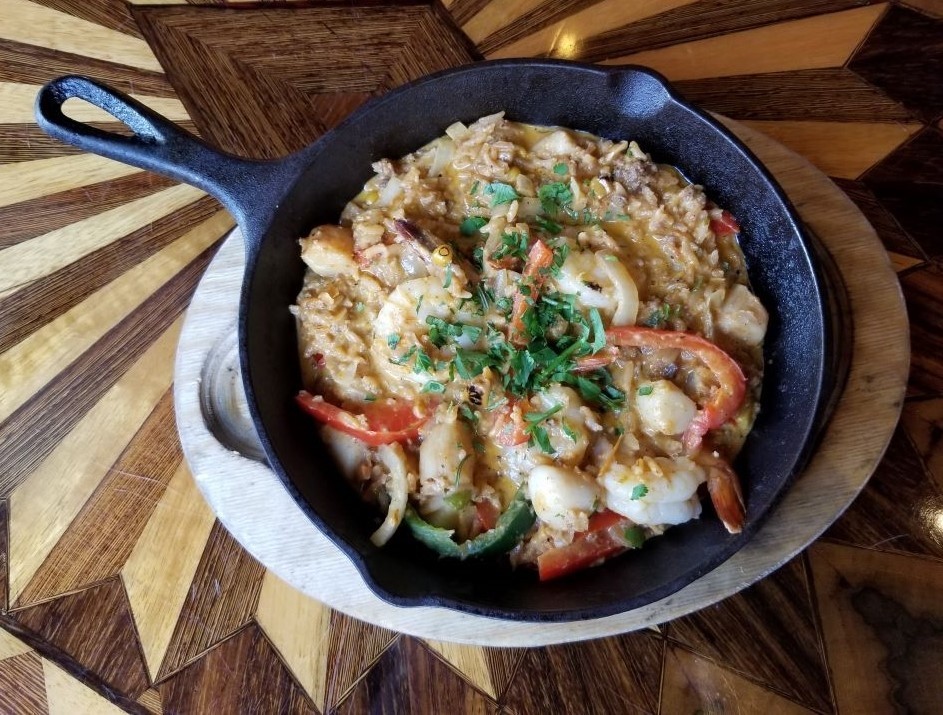 Shrimp & Chorizo Paella Skillet