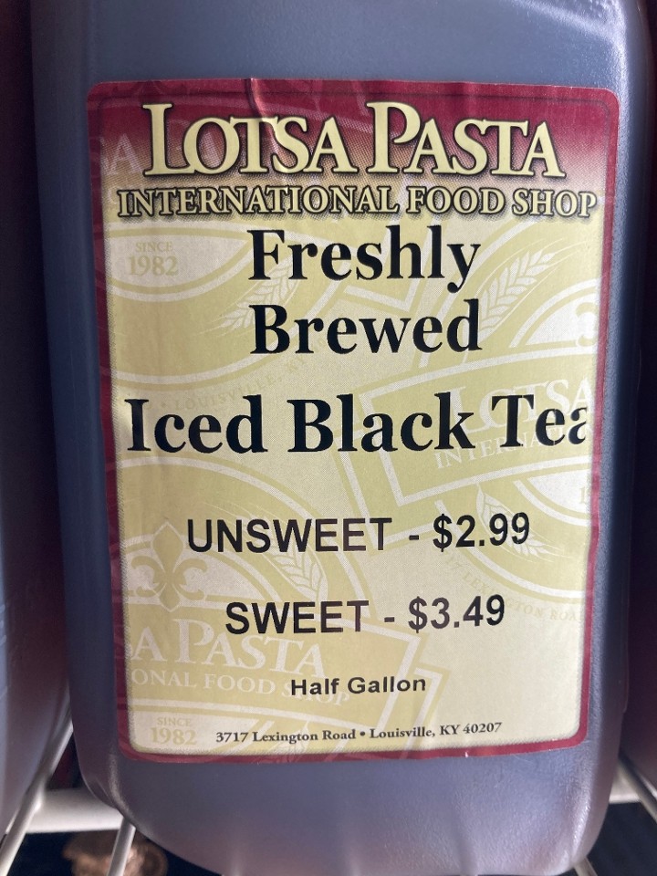 Iced Tea (HALF GALLON)