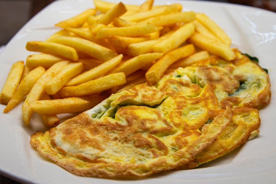 Spinach & Feta Omelete