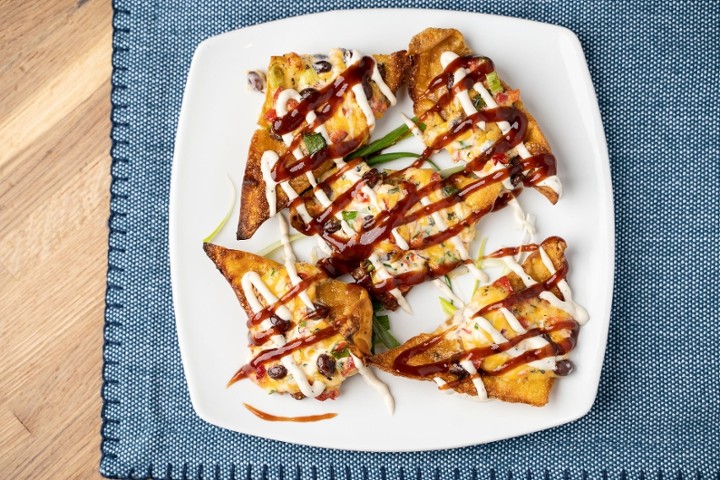 South Meets West Wonton Nachos