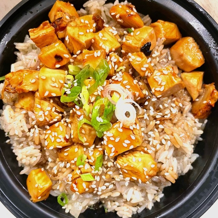 Chicken Teriyaki Over White Rice