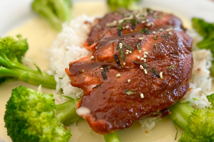 Miso Glazed Chinook Salmon