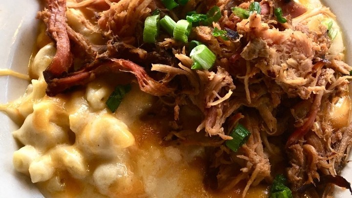 BBQ Pork Mac & Cheese