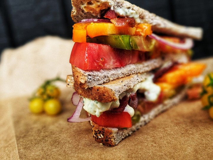 Heirloom Tomato & Gorgonzola Sandwich