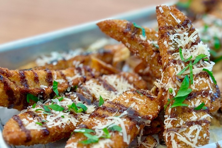 Yellow Zucchini Parmesan