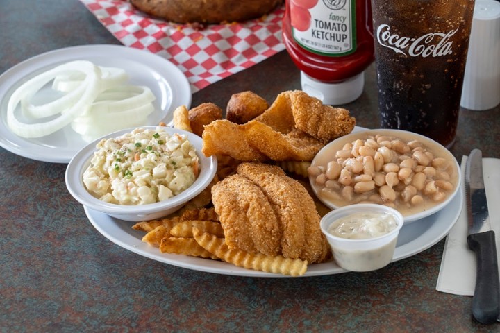 Fried Fish Platter (No Subs) AVAILABLE AFTER 4 PM