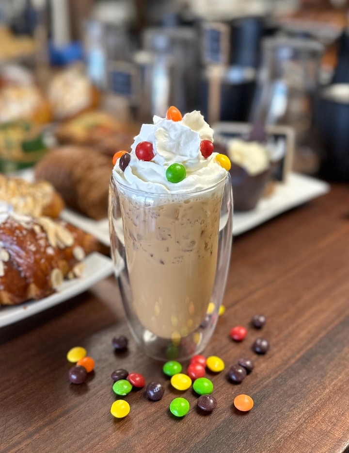 Iced Skittles Latte