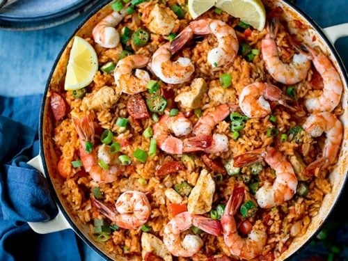 Combination Fried Rice (Chicken, Sausage, and Shrimp)