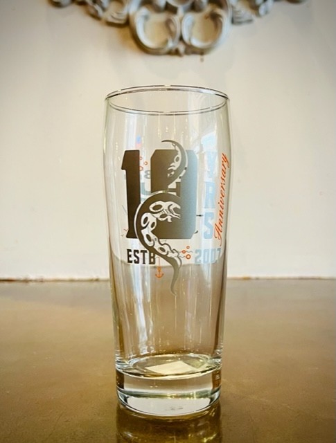 10th Anniversary Pint Glass