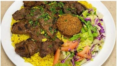 Beef Shish Kabob Plate