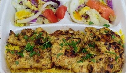 Chicken Breast Kabab Plate