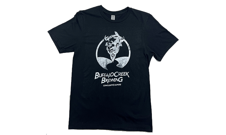 Black Distressed Buffalo Creek T-Shirt