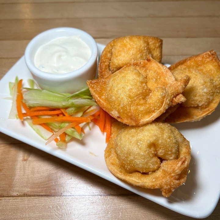 Buffalo Cauliflower Wontons