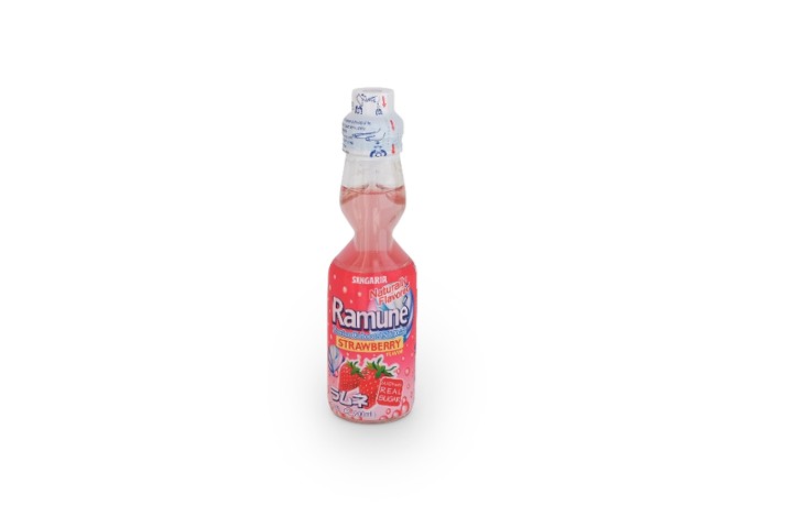 Strawberry Ramune, Japanese Soda (200mL)