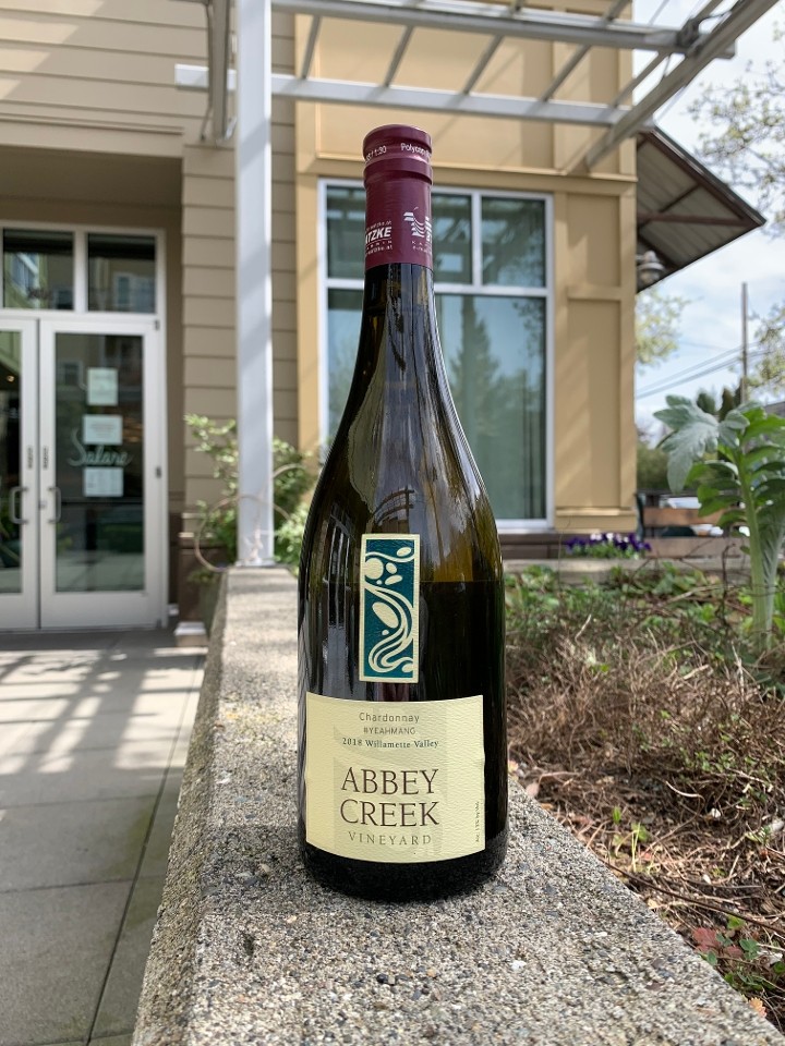 Abbey Creek Chardonnay, Willamette Valley, 2018