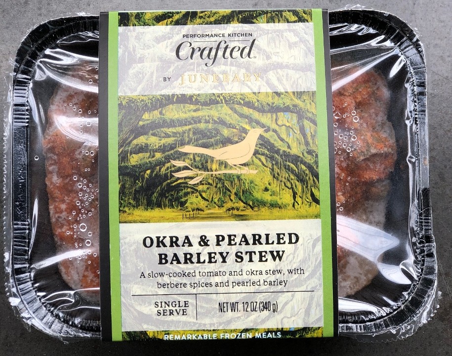 Okra and Pearled Barley Stew (Vegan)