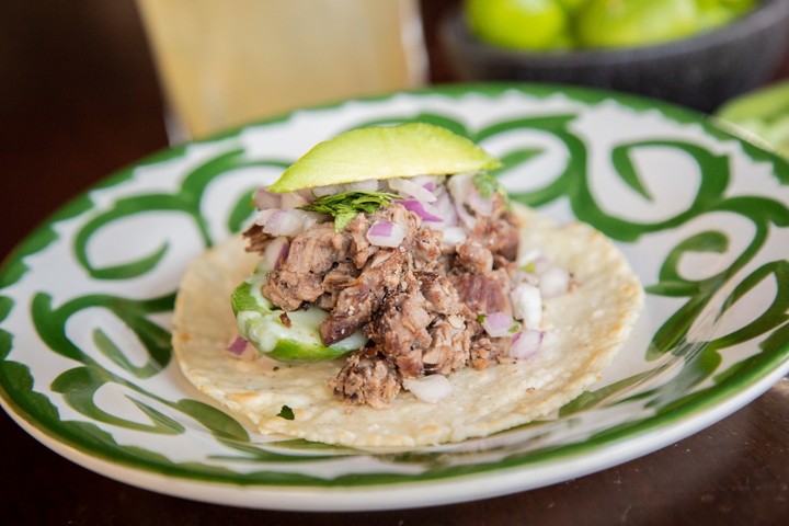 Carne Asada Y Chile Relleno Taco