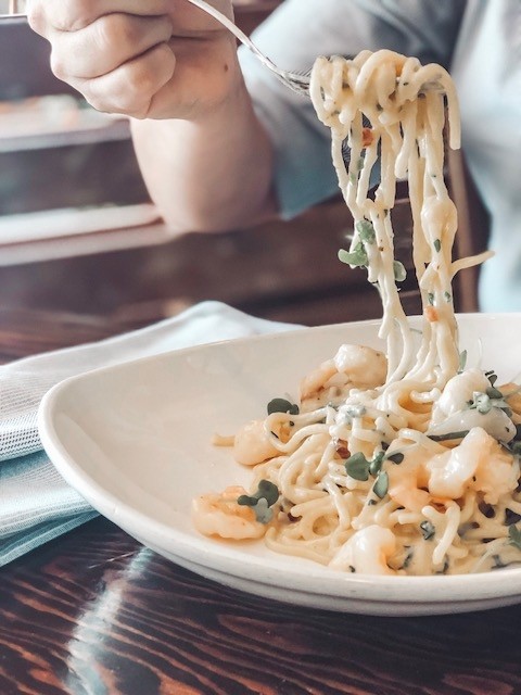 Carbonara di Gamberi