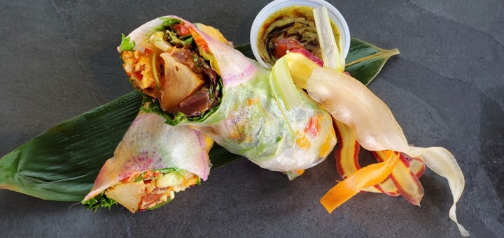 *Spicy tuna & shrimp spring roll