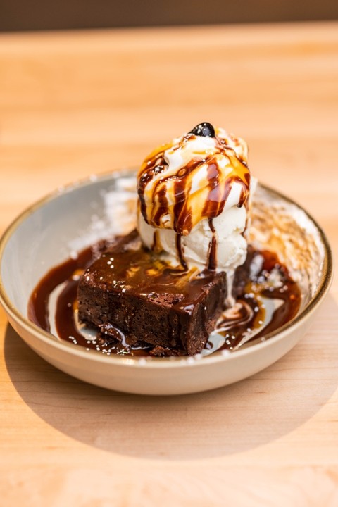 Chocolate Brownie Sundae