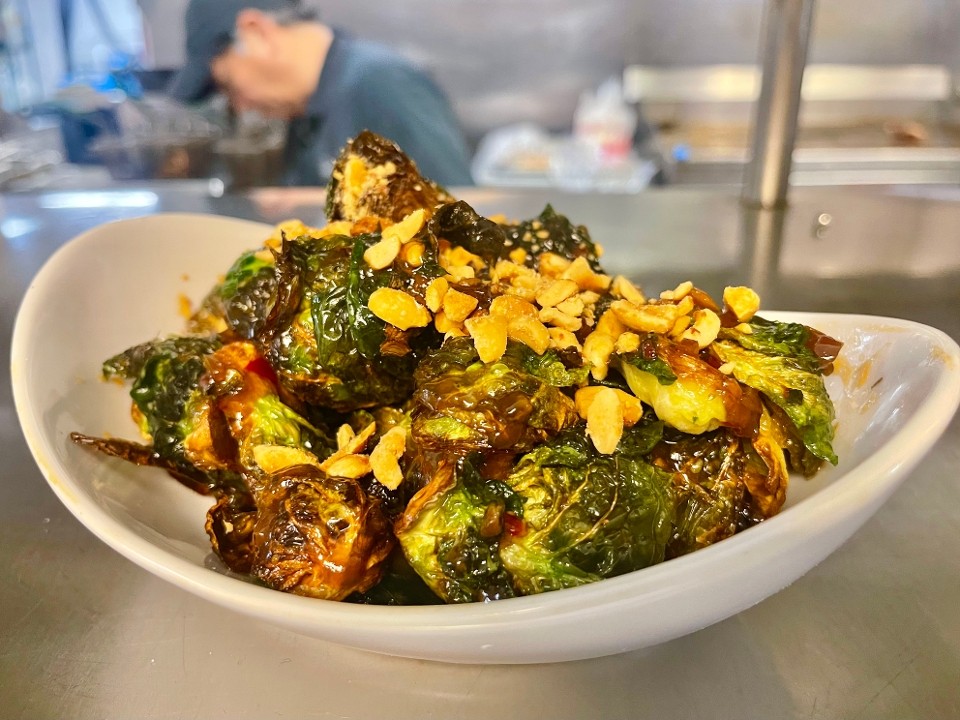 Kung Pao Brussel Sprouts