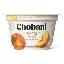 Chobani Peach Yogurt