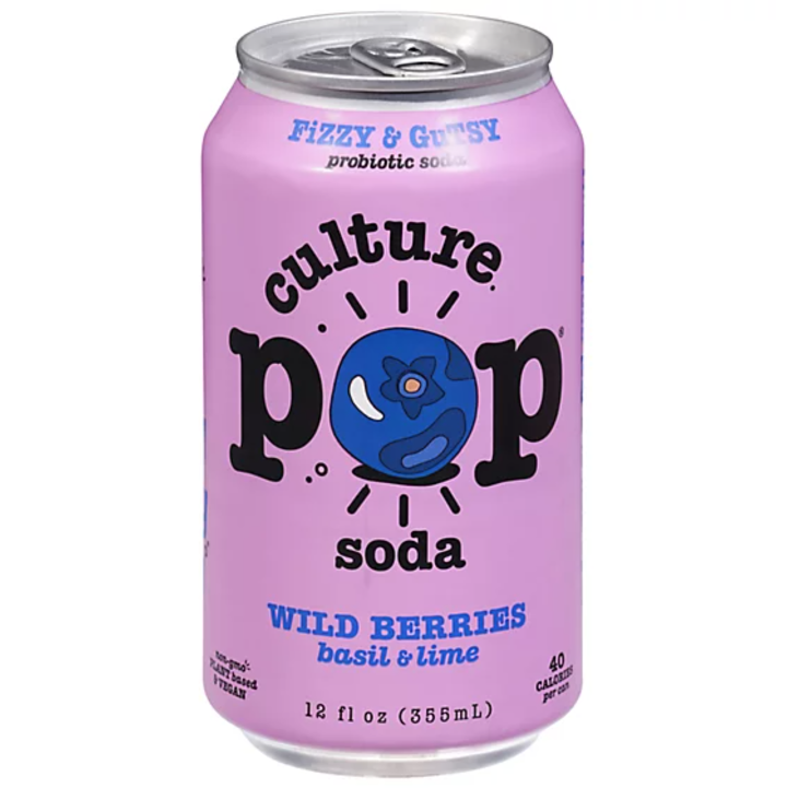 Wild Berries Lime & Basil Culture Pop Probiotic Soda