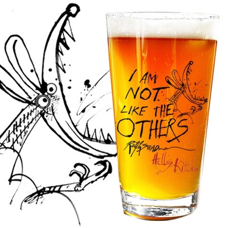 "I Am Not Like the Others" Ralph Steadman Pint Glass