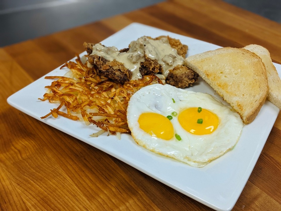Country Fried Steak & Eggs *