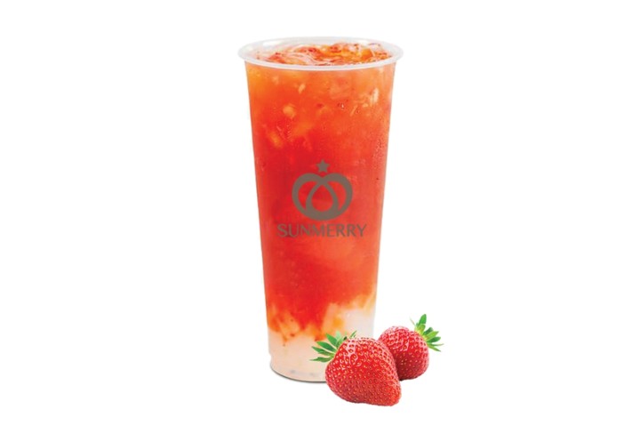 Strawberry Tea w/ Lychee