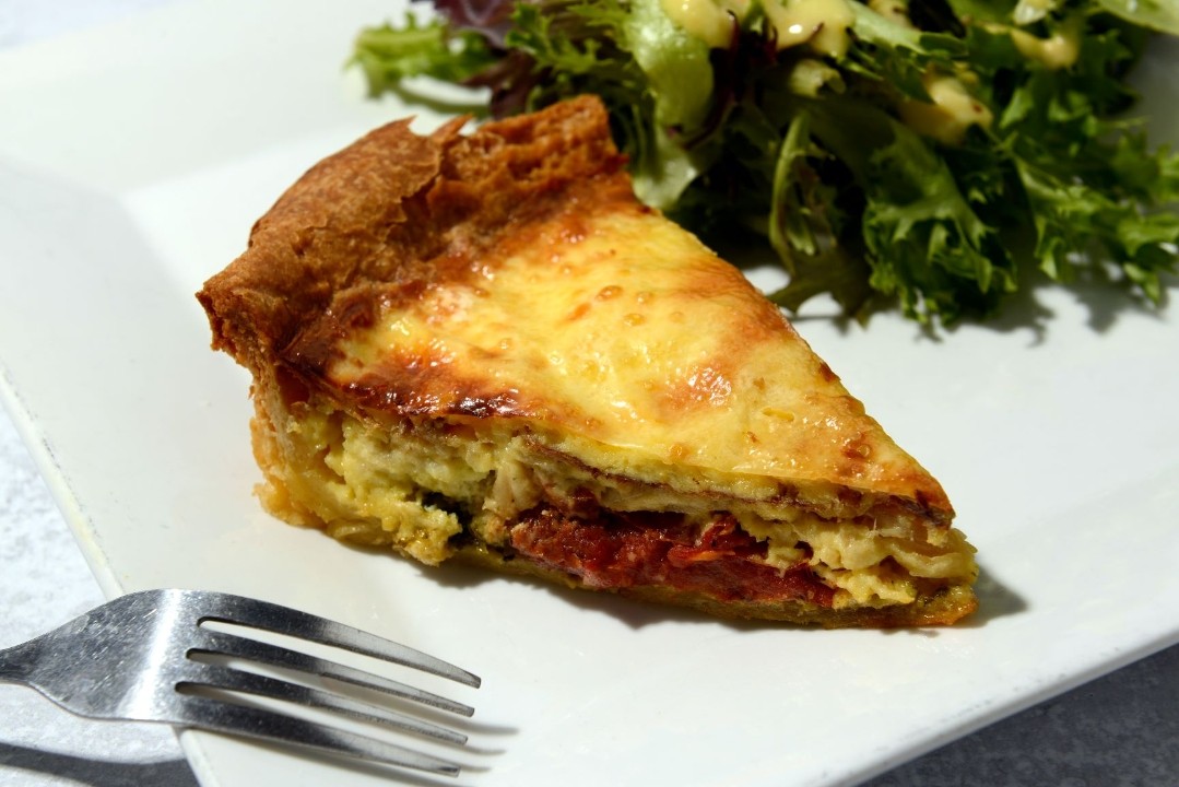 Bake Shop Vegetarian Quiche of the Day