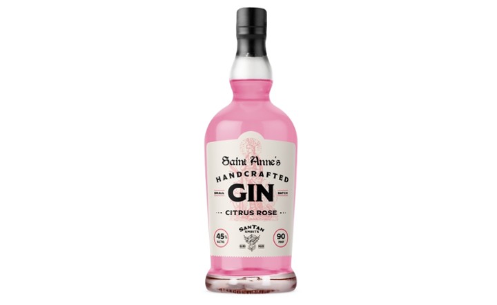 St. Anne's Citrus Rose Gin, 750ml spirits (45% ABV)