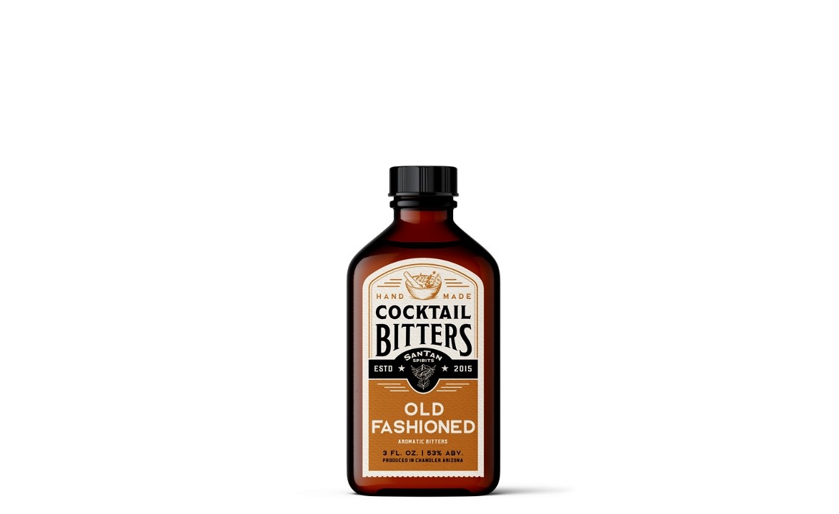 SanTan Spirits Old Fashioned Bitters, 3oz cocktail bitters (53% ABV)