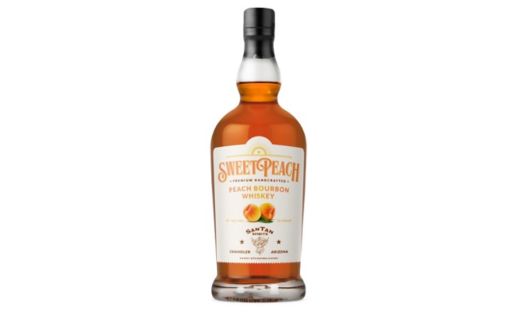 SweetPeach Peach Bourbon Whiskey, 750ml spirits (35% ABV)