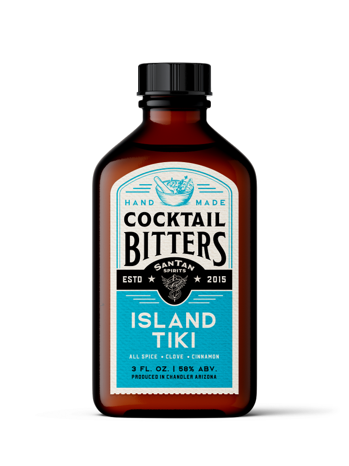 SanTan Spirits Island Tiki Bitters, 3oz cocktail bitters (52% ABV)