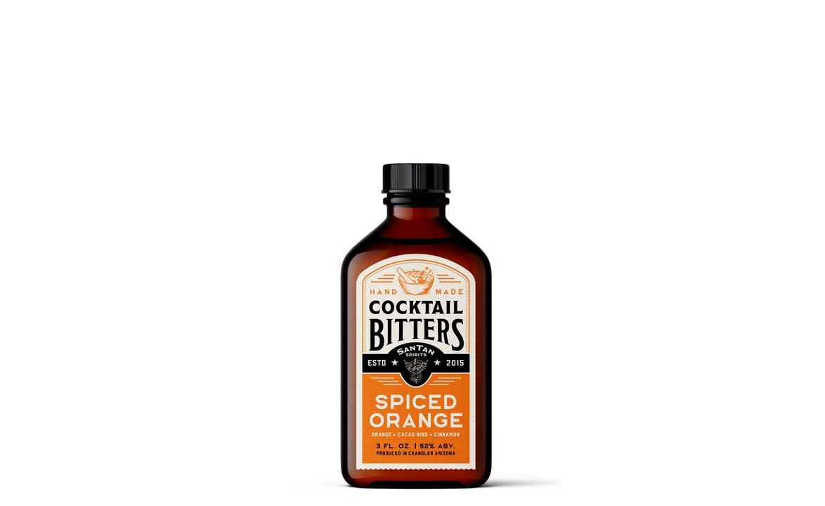 SanTan Spirits Spiced Orange Bitters, 3oz cocktail bitters (52% ABV)